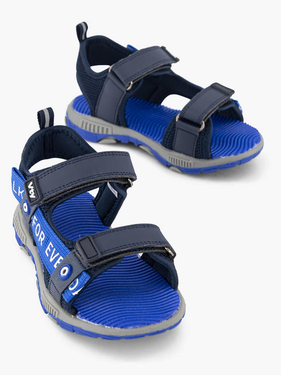 Blauwe sandaal
