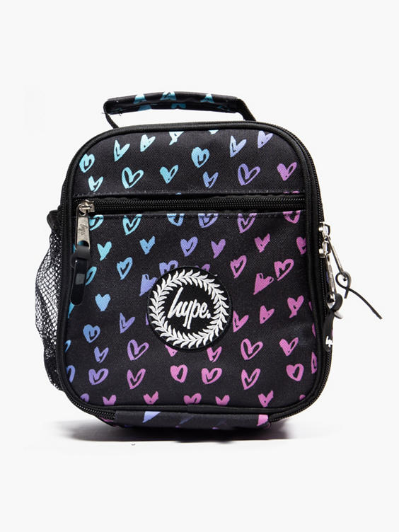 (hype) Hype Scribble Heart Lunchbox In Black 