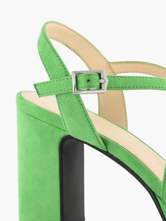Groene sandalette
