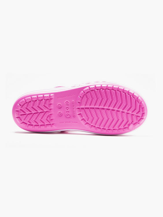 Junior Girls Pink Crocs Sandals 