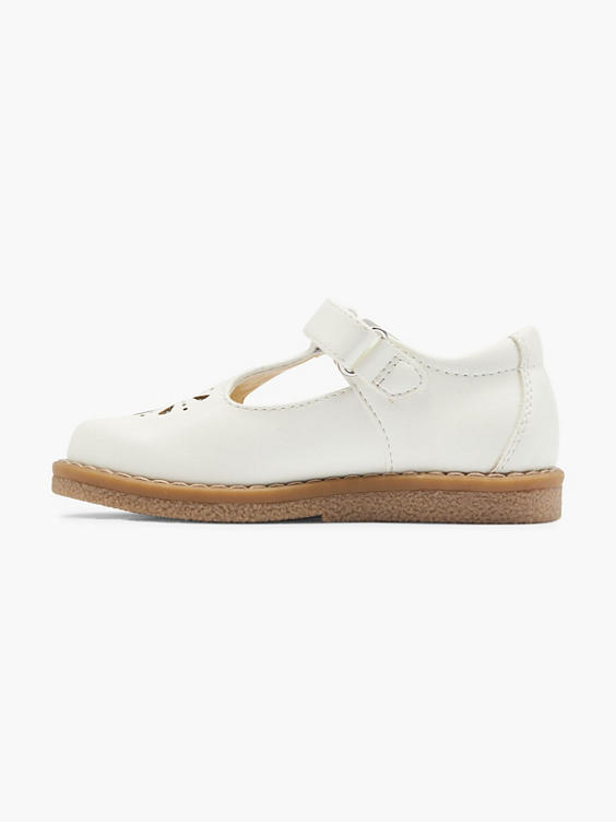 Girls T-Bar Shoe with Cut Out Details