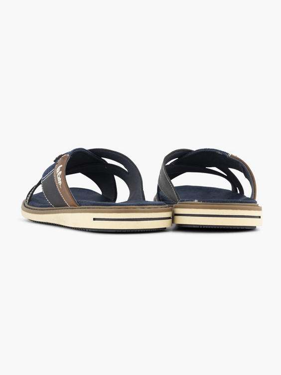 Jeansblauwe slipper