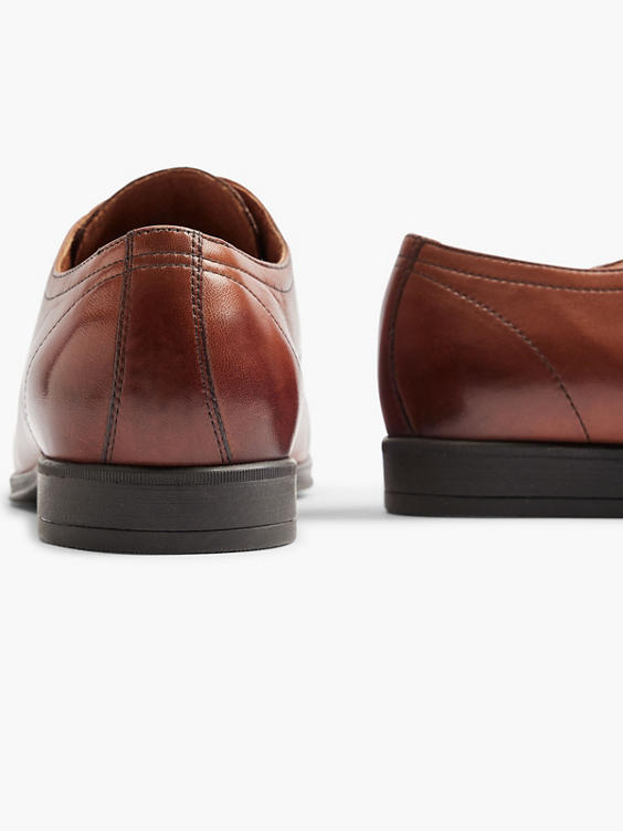 Brown Formal Leather Lace-up Oxford Shoe