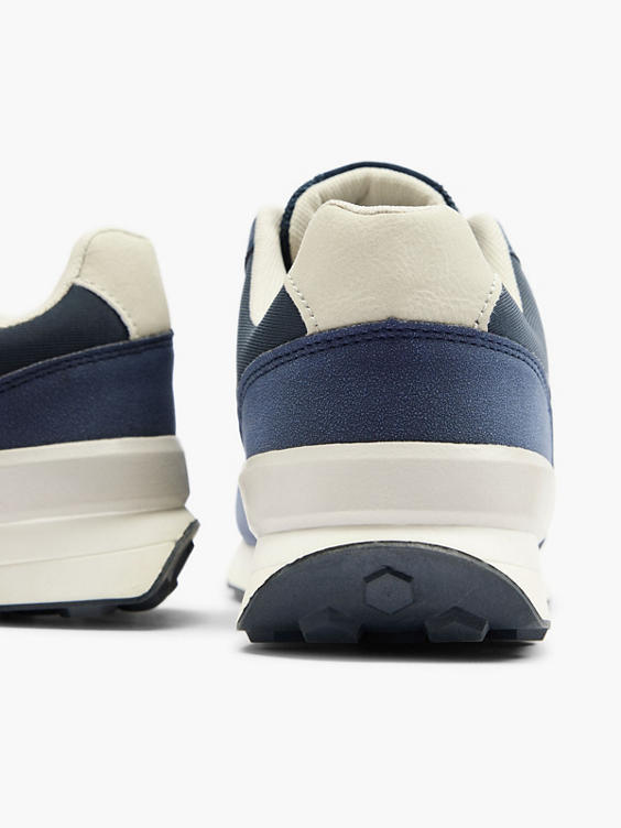 Venice Navy/Grey Casual Lace-up Trainer