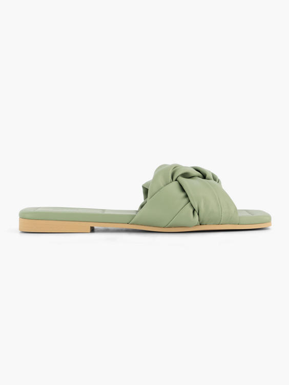 Groene slipper knoop