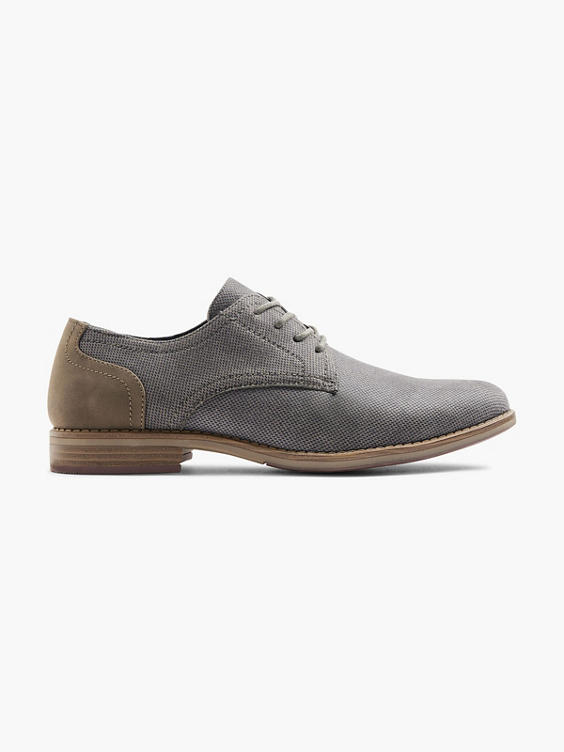 Formal Taupe Snakeskin effect Lace-up Shoe