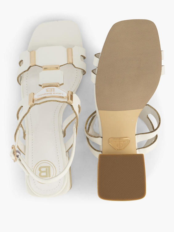 Witte sandalette