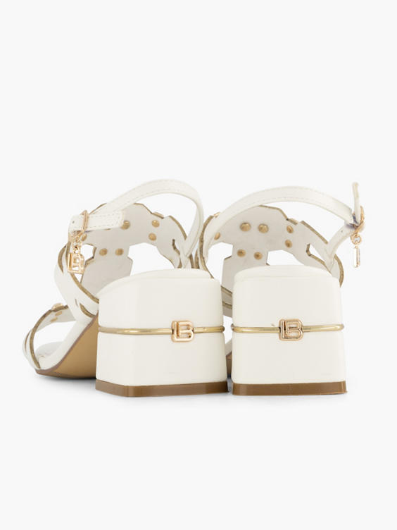 Witte sandalette