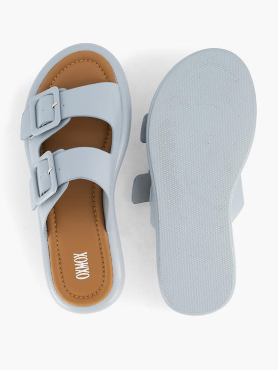 Lichtblauwe slipper