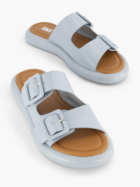 Lichtblauwe slipper