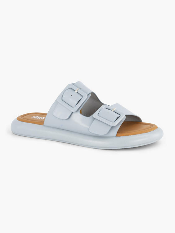 Lichtblauwe slipper
