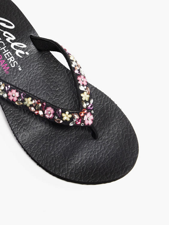 Moreel Voorschrijven hoek Skechers) Ladies Skechers Sandals in Black | DEICHMANN