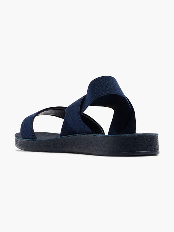 Donkerblauwe sandaal
