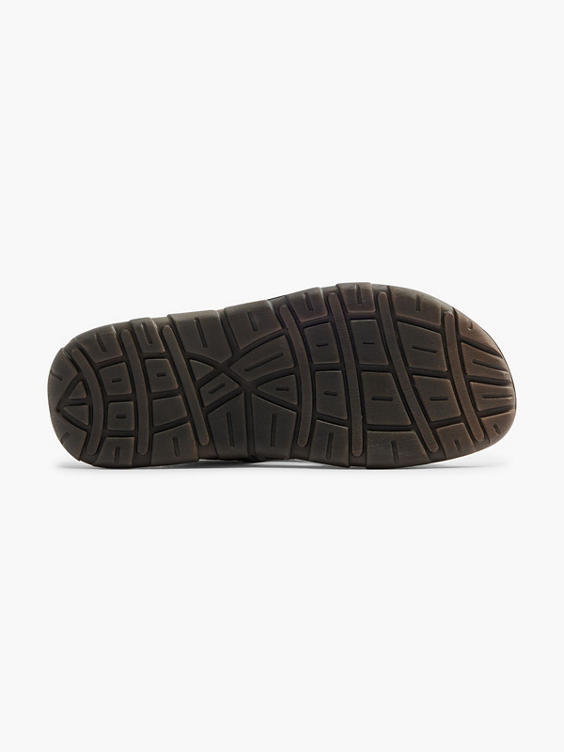 Dark Brown Twin Strap Sandal 