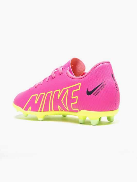 Nike) Teen Nike Pink/Gridiron Mercurial 15 Football Boots in Pink |