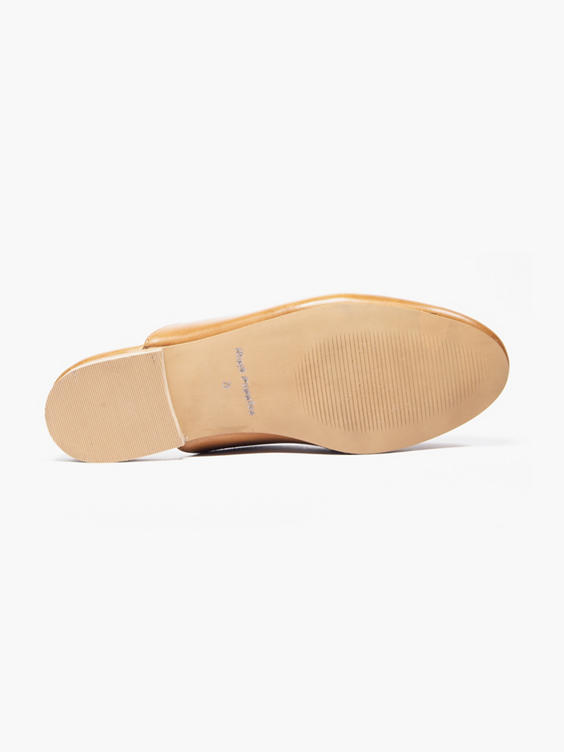 Brown Slip on Loafer with Tassel Detail