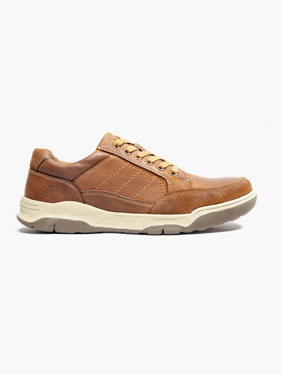 Hush Puppies Finley Tan Lace-up Casual Shoe