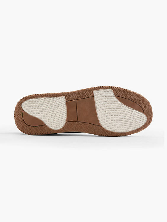 Black/Tan Casual Lace-up Trainer 