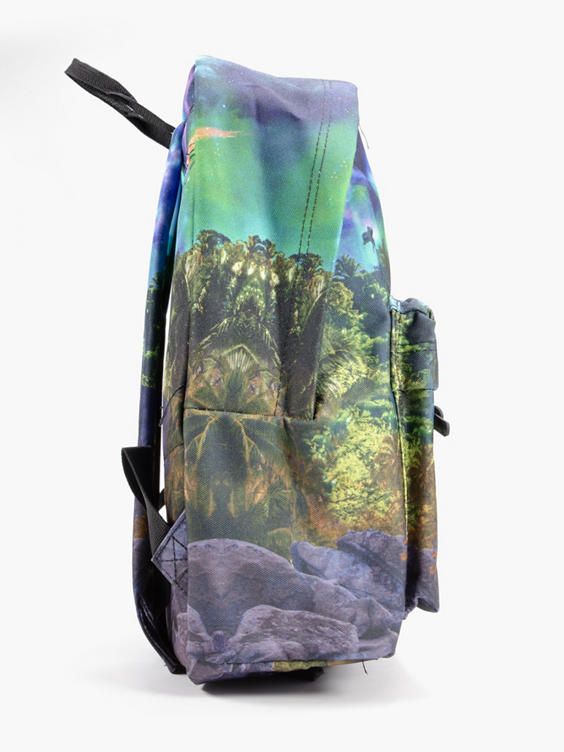 Hype Green Tropical Backpack 