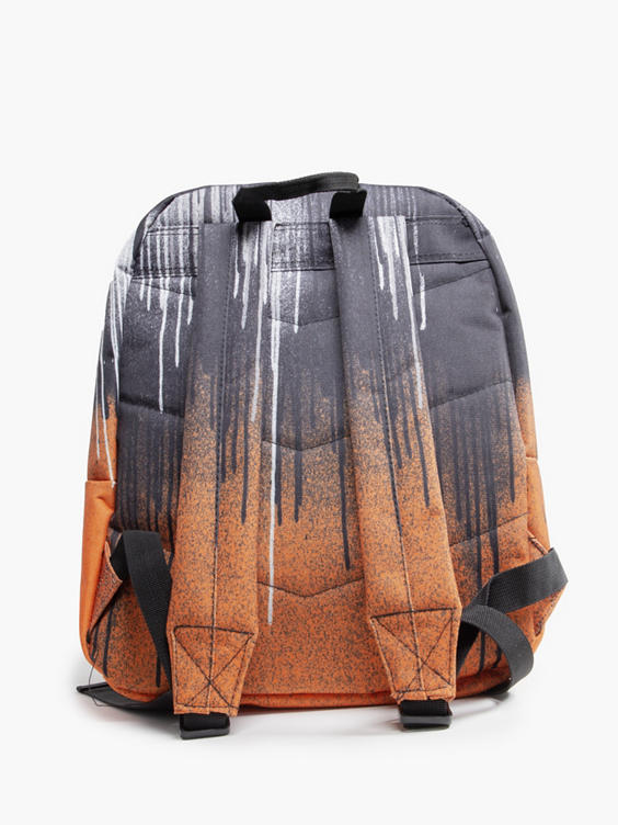 Hype Orange Drip Backpack 