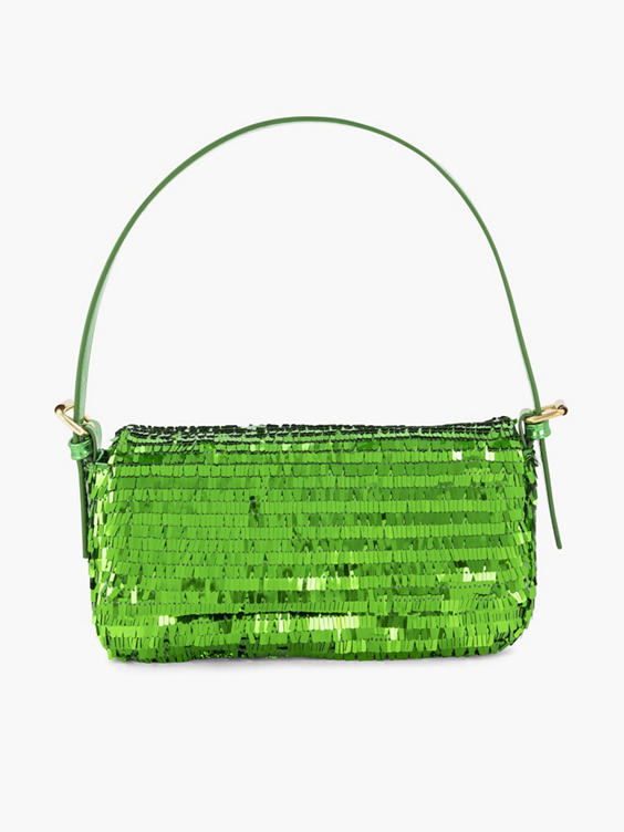 Green Sequin Handbag 