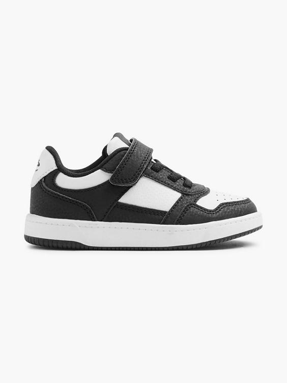 Toddler Boy Black & White Trainers