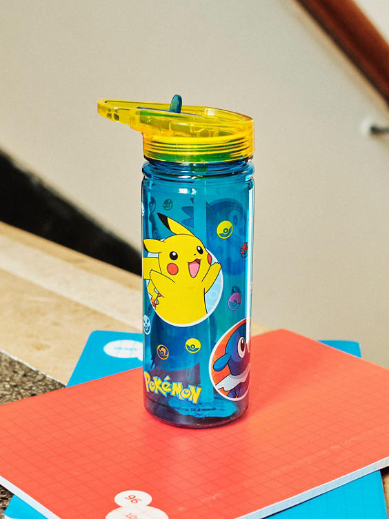 Blauwe drinkfles Pokémon