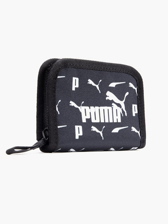 Puma Black Zip Around Wallet 