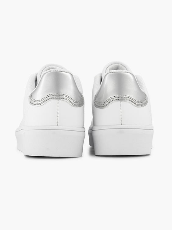 Witte lage sneaker