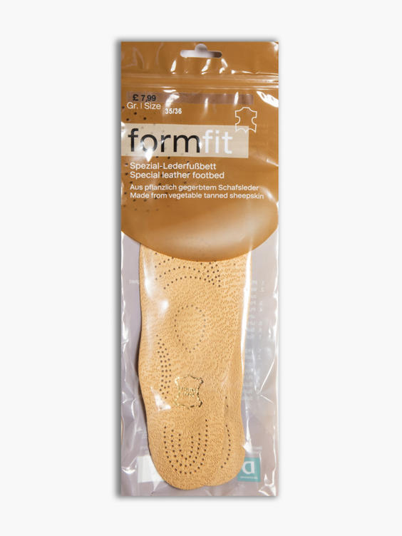 Form Fit Leather Insoles 35/36