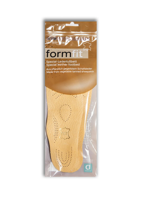 Form Fit Leather Insoles 37/38