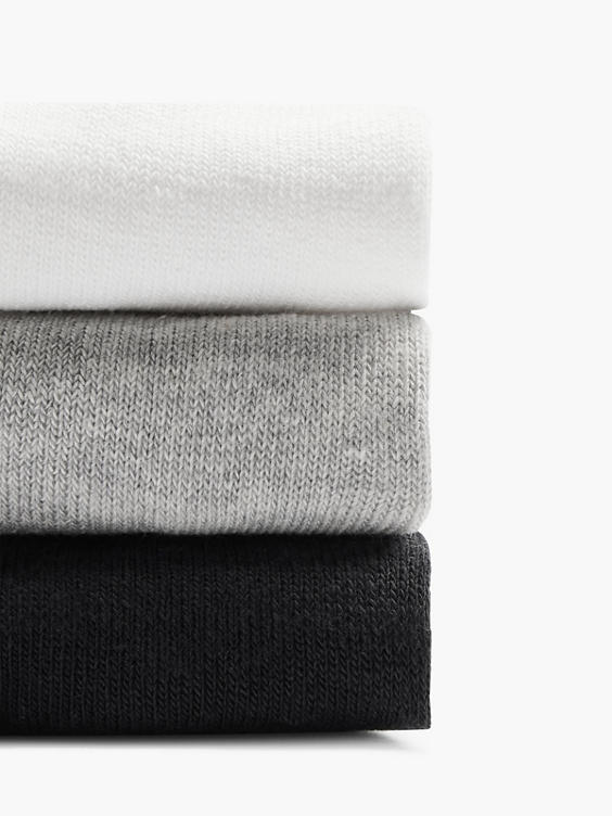 Essentials Linear 3er Pack Crew Socken