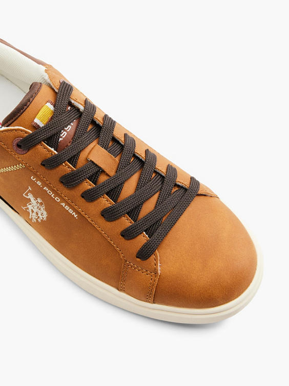 Mens Brown Lace Up Trainer