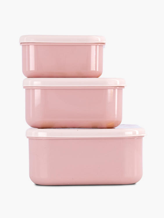Roze snackbox Luipaard 3 in 1