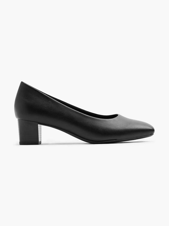 Ladies Black Slip On Comfort Shoes
