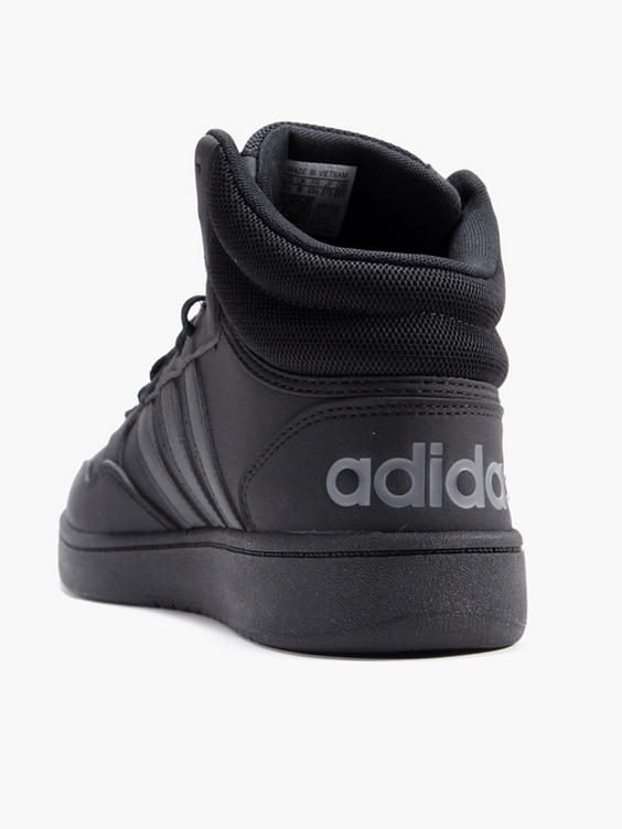 Hoops 3.0 Mid Black Trainers