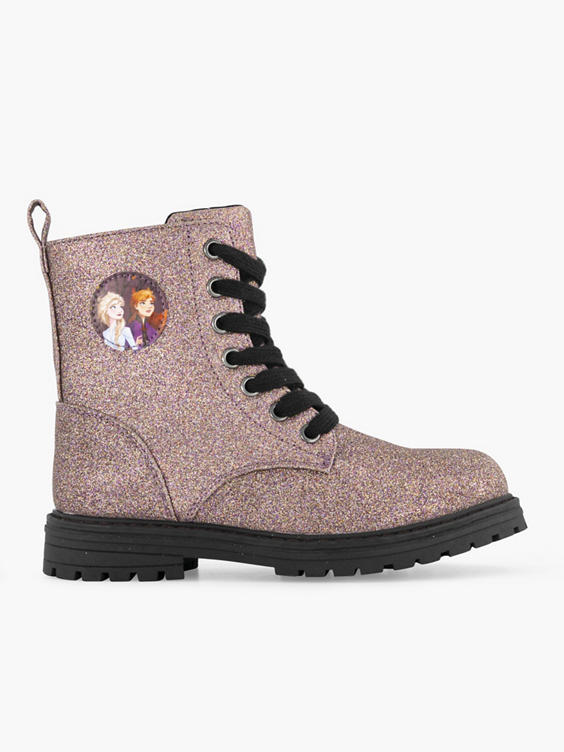 Bronskleurige veterboot glitter Frozen