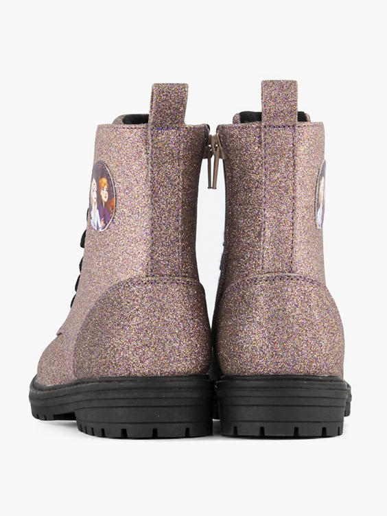 Bronskleurige veterboot glitter Frozen