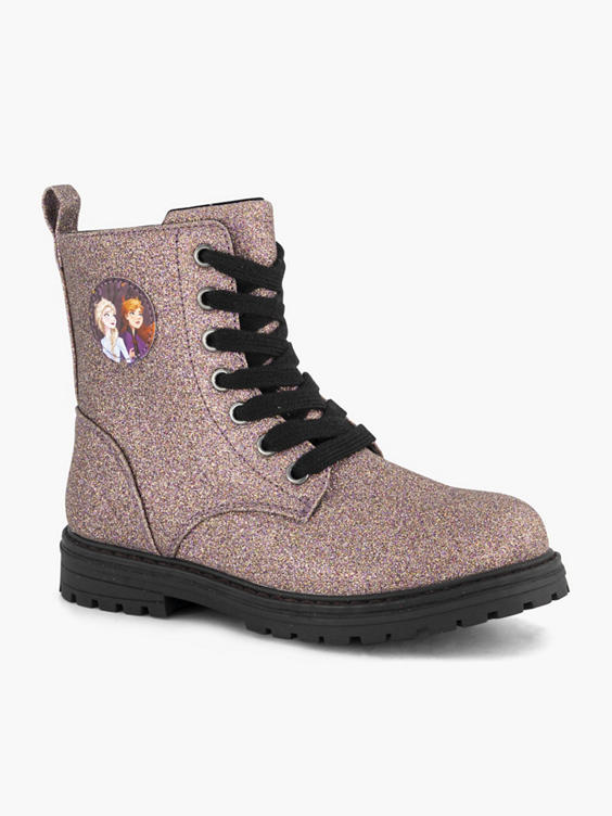 Bronskleurige veterboot glitter Frozen