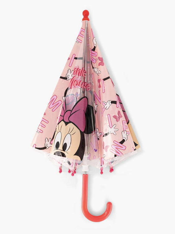 Roze paraplu Minnie Mouse