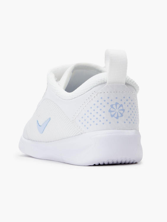 (Nike) Infant Girls Nike White/Cobalt Bliss Omni Trainers in White ...