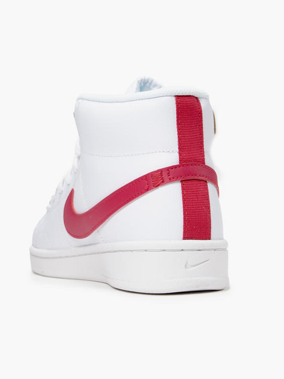 Women's Nike Rush Pink/White Court Royale Mid Trainers