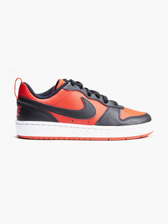 Teen Boys Nike Red/Black Court Borough Low Recraft Trainers