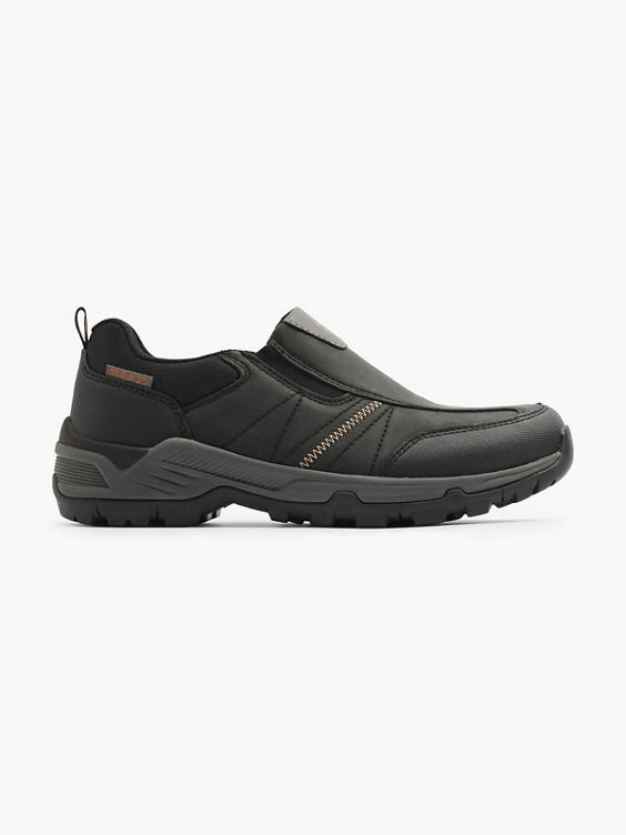 Black/Grey Casual Slip On Shoe