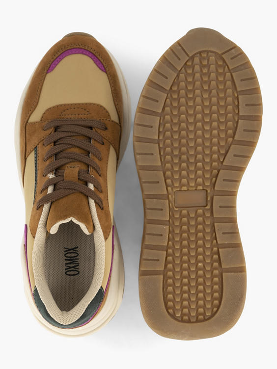 Bruine chunky sneaker