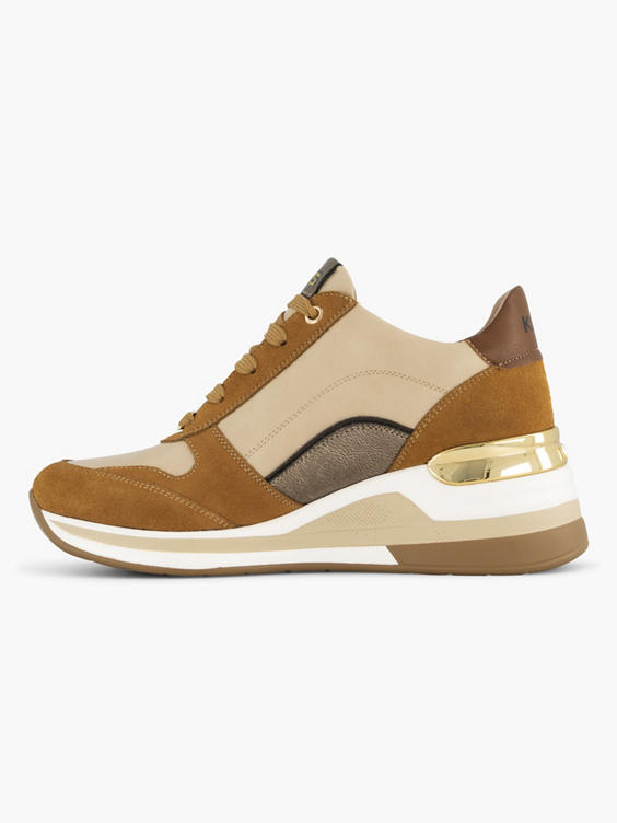 Cognac chunky sneaker