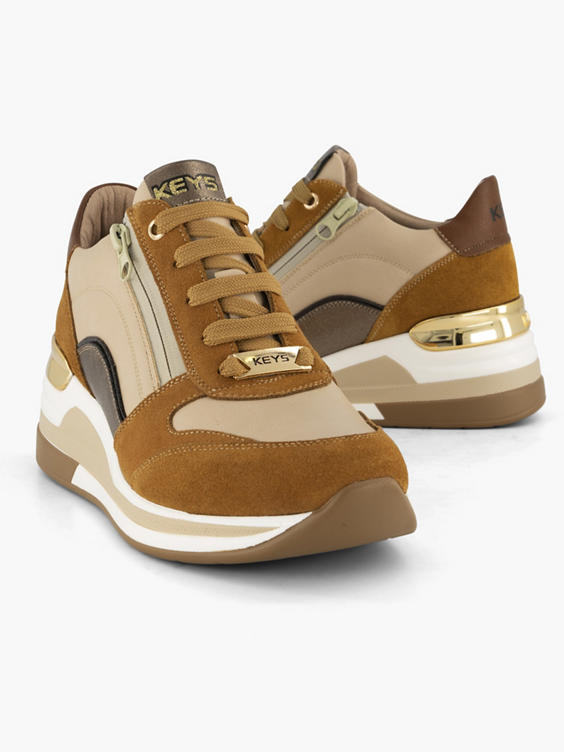 Cognac chunky sneaker