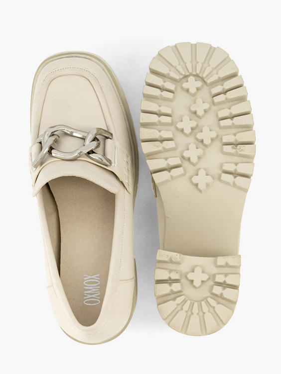 Beige chunky pump sierketting