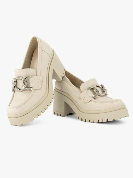 Beige chunky pump sierketting