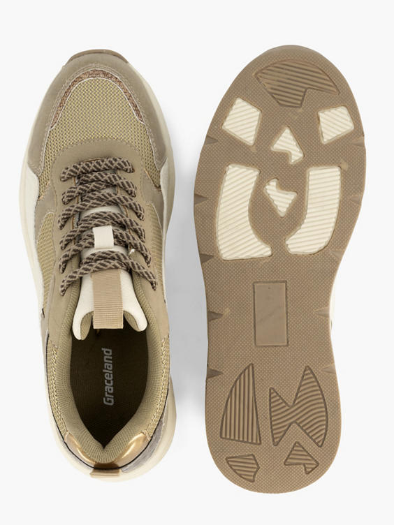 Taupe chunky sneaker